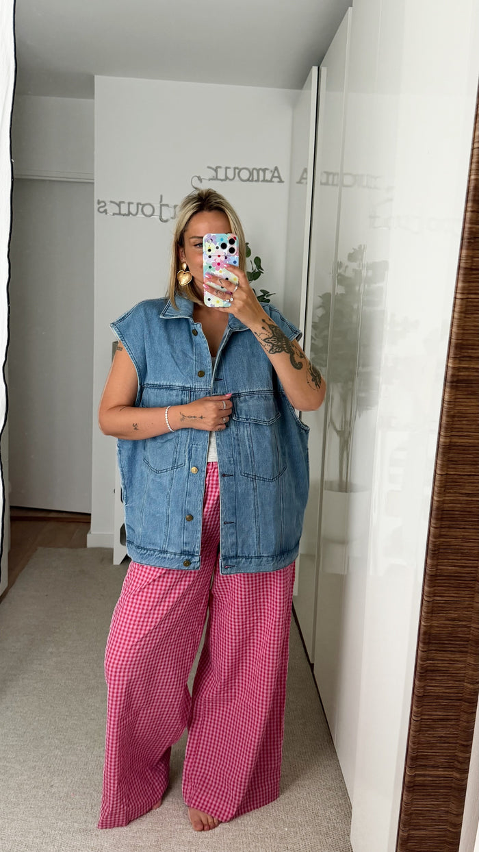 Veste sans manches Roxie - Bleu Foncé - ROSABAYA