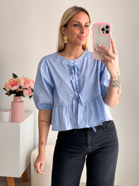 Blouse Meryl - Bleue - ROSABAYA