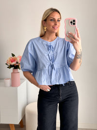 Blouse Meryl - Bleue - ROSABAYA