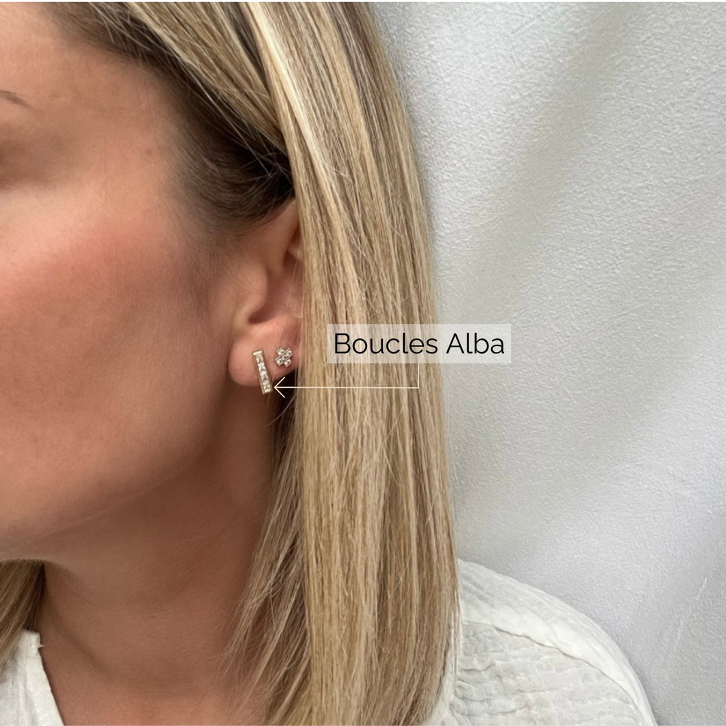 Boucles d'oreilles Alba - ROSABAYA